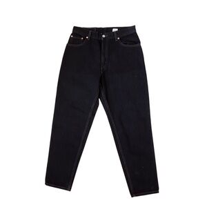 Levi’s 550 Vintage Relaxed Fit Tapered Leg Black Denim Jean